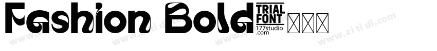 Fashion Bold字体转换